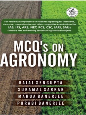 cover image of MCQ'S on Agronomy